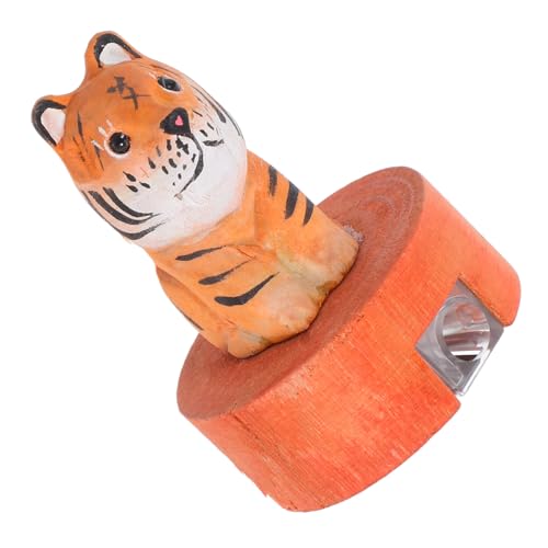 SHINEOFI Holz Bleistiftspitzer Tiger Design Handlich Präzises Spitzen Für Schule Zuhause Lernspaß SHINEOFI Holz Bleistiftspitzer Tiger Design Handlich Präzises Spitzen Für Schule Zuhause Lernspaß von SHINEOFI