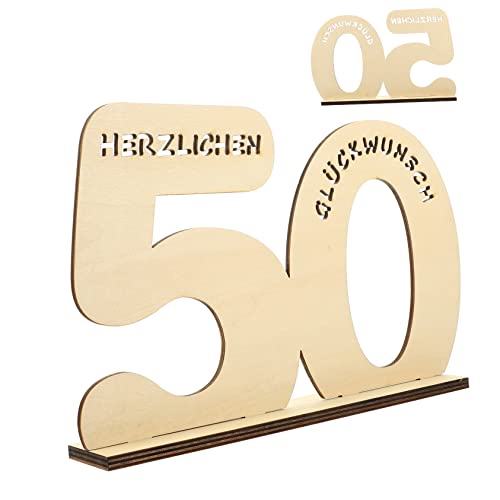 SHINEOFI Holz Nummerntisch Deko Verschleißfestes Holz Nummernschild als Geburtstags und Jubiläums Dekoration Kreative Tischmitte für Party und Hochzeit Nachhaltiges Holzmaterial mit Glatter SHINEOFI Holz Nummerntisch Deko Verschleißfestes Holz Nummernschild als Geburtstags und Jubiläums Dekoration Kreative Tischmitte für Party und Hochzeit Nachhaltiges Holzmaterial mit Glatter von SHINEOFI