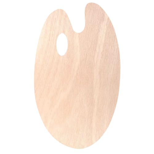 SHINEOFI Holz Oval Leicht und Robust Mischbrett für Öl Acryl Aquarellfarben Künstlerpalette für Maler Studenten und Hobbykünstler SHINEOFI Holz Oval Leicht und Robust Mischbrett für Öl Acryl Aquarellfarben Künstlerpalette für Maler Studenten und Hobbykünstler von SHINEOFI