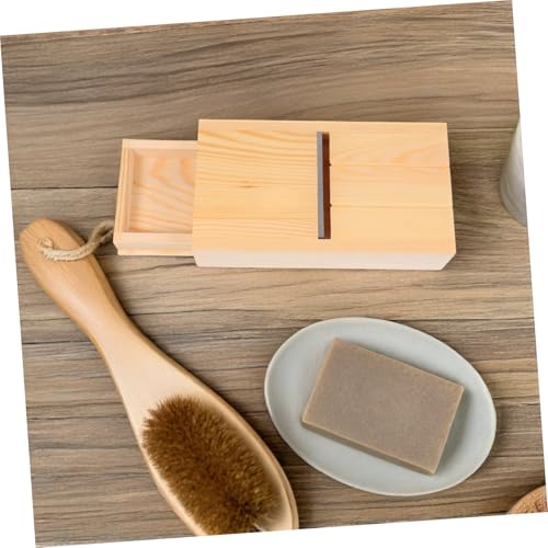 SHINEOFI Holz Seifenschneider mit Schublade Scharfes Klingen Planierwerkzeug für Handgemachte Seifen Präzises Trimmen Glätten und Schneiden Langlebig Vielseitig für Ätherische Ölseifen SHINEOFI Holz Seifenschneider mit Schublade Scharfes Klingen Planierwerkzeug für Handgemachte Seifen Präzises Trimmen Glätten und Schneiden Langlebig Vielseitig für Ätherische Ölseifen von SHINEOFI