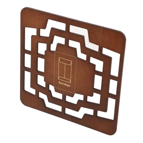 SHINEOFI Holz Umschlag Schablone Diy Stencil Vintage Vorlage für Einladungskarten Briefumschläge Handarbeit Langlebig Leicht für Kreative Papiergestaltung SHINEOFI Holz Umschlag Schablone Diy Stencil Vintage Vorlage für Einladungskarten Briefumschläge Handarbeit Langlebig Leicht für Kreative Papiergestaltung von SHINEOFI