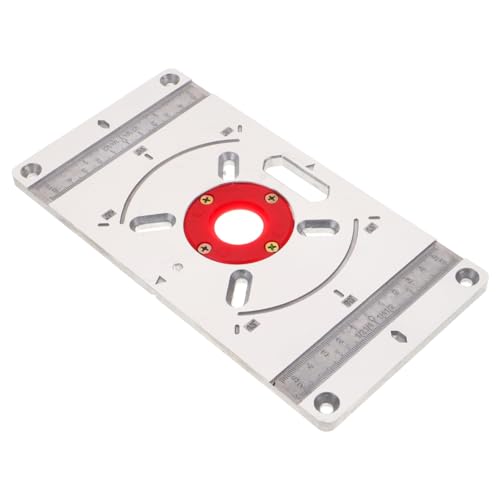 SHINEOFI Holzbearbeitungsmaschine Trimmplatte für Präzises Fräsen Einstellbare Frässchablone für Holzarbeiten von SHINEOFI
