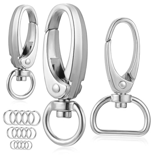 SHINEOFI Hundemarken Clips Teilig mit Ringen Robuste Hund und Zubehör Einfache Montage Leichte Langlebige Hundemarkenhalter für Haustier Anhänger von SHINEOFI