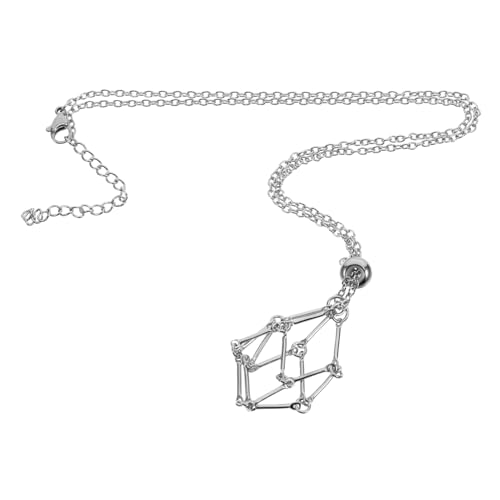 SHINEOFI Käfig Halskette Verstellbarer DIY Steinperlenhalter für Spirituelles Kunsthandwerk als zu Weihnachten Muttertag SHINEOFI Käfig Halskette Verstellbarer DIY Steinperlenhalter für Spirituelles Kunsthandwerk als zu Weihnachten Muttertag von SHINEOFI