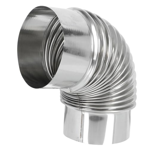 SHINEOFI Kaminabzug Bogen Für Holzofenrohre Hitzebeständig Flammhemmend Für Küchen Und Badezimmer Langlebig Und Zuverlässig von SHINEOFI