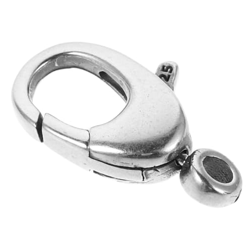 SHINEOFI Karabinerverschluss Schmuck O Ringe Halskettenherstellung O Ringe Halskette Karabinerverschlüsse Halskette Biegeringe Schmuckzubehör Offene Schmuckzubehör Silber von SHINEOFI