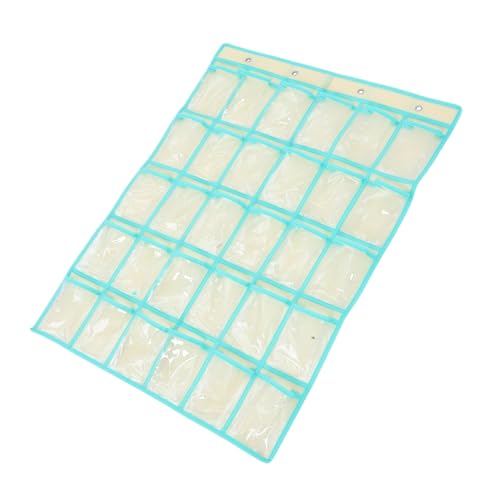 SHINEOFI Klarer Wand Organizer für Schmuck und Handys Transparente Aufbewahrungstasche für Tür oder Wand für Zuhause Klassenzimmer und Kleine Räume von SHINEOFI