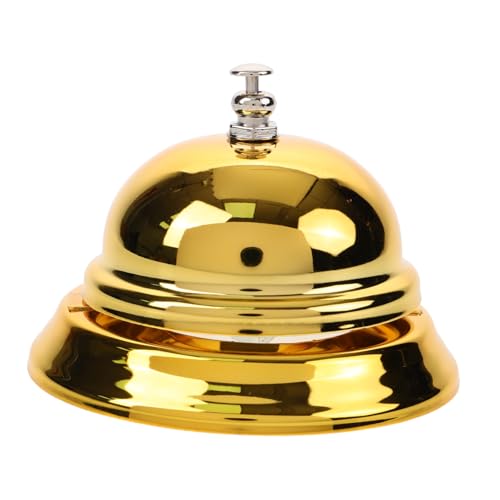 SHINEOFI Klassische Serviceglocke aus Langlebige Handklingel für Restaurants Hotelrezeptionen und Bars Klarer Lauter als für Freunde und Familie Leicht SHINEOFI Klassische Serviceglocke aus Langlebige Handklingel für Restaurants Hotelrezeptionen und Bars Klarer Lauter als für Freunde und Familie Leicht von SHINEOFI