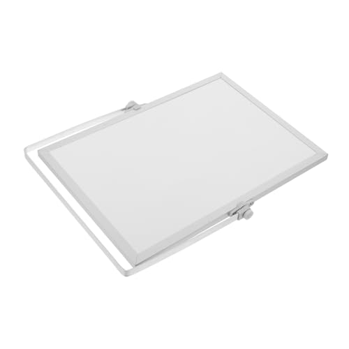 SHINEOFI Kleine Tafel Mini-schreibtisch-whiteboard Doppelseitiges Staffeleibrett Magnetische Schreibtischtafel Mini-trockenlöschtafel Kleine Trocken Abwischbare Staffelei Aluminium Silber SHINEOFI Kleine Tafel Mini-schreibtisch-whiteboard Doppelseitiges Staffeleibrett Magnetische Schreibtischtafel Mini-trockenlöschtafel Kleine Trocken Abwischbare Staffelei Aluminium Silber von SHINEOFI