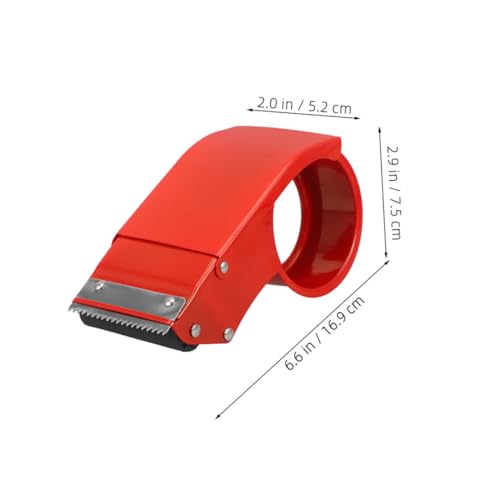 SHINEOFI Kleiner Tisch Klebebandspender aus Metall Tragbarer Klebeband Organizer für Schreibtisch und Haushalt für Büro Schule und Kreative Projekte von SHINEOFI