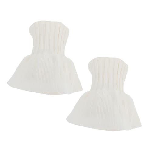 SHINEOFI Knitted Decorative False Sleeves Manschetten für Damen Weiche Strickmanschetten Weiß Wiederverwendbare Ärmelmanschetten Hautfreundlich Vielseitig Einsetzbar für Blusen Pullover SHINEOFI Knitted Decorative False Sleeves Manschetten für Damen Weiche Strickmanschetten Weiß Wiederverwendbare Ärmelmanschetten Hautfreundlich Vielseitig Einsetzbar für Blusen Pullover von SHINEOFI