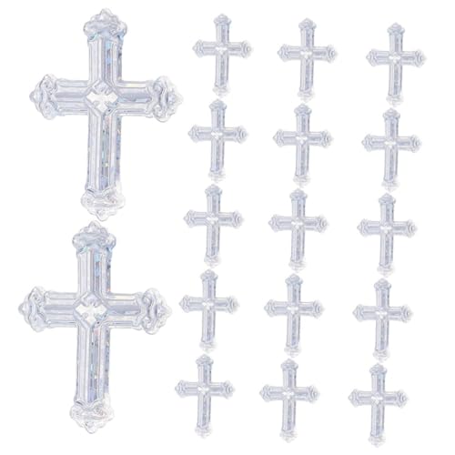 SHINEOFI Kreuz Konfetti Tischdeko Bunt Fade Resistent Religiöses Streudeko für Taufe Kommunion Hochzeit Geburtstag Multifunktional Einfache von SHINEOFI