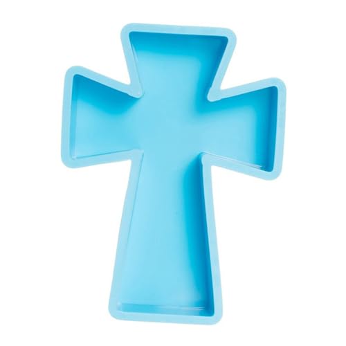 SHINEOFI Kreuz Silikonform Formen für Epoxidharz Silikonformen Kerzenherstellung von Formen kreative Silikonform Gießform aus Silikon Kerzenhalter aus Silikongussform Kieselgel Blau SHINEOFI Kreuz Silikonform Formen für Epoxidharz Silikonformen Kerzenherstellung von Formen kreative Silikonform Gießform aus Silikon Kerzenhalter aus Silikongussform Kieselgel Blau von SHINEOFI
