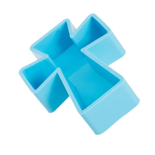 SHINEOFI Kreuz Silikonform für Epoxidharz Gießen Flexibles DIY Kerzenhalter-formset Vielseitig für Aromatherapie Seife und Bastelprojekte Langlebige Ungiftige Gießform in Blau SHINEOFI Kreuz Silikonform für Epoxidharz Gießen Flexibles DIY Kerzenhalter-formset Vielseitig für Aromatherapie Seife und Bastelprojekte Langlebige Ungiftige Gießform in Blau von SHINEOFI