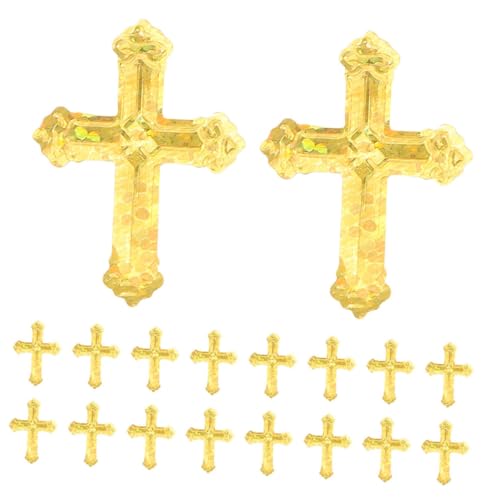 SHINEOFI Kreuzförmiges Glitzer Konfetti Goldfarben Kommunion Tischdeko Für Taufen Hochzeiten Geburtstage Buntes Folienkonfetti Für Religiöse Feiern SHINEOFI Kreuzförmiges Glitzer Konfetti Goldfarben Kommunion Tischdeko Für Taufen Hochzeiten Geburtstage Buntes Folienkonfetti Für Religiöse Feiern von SHINEOFI