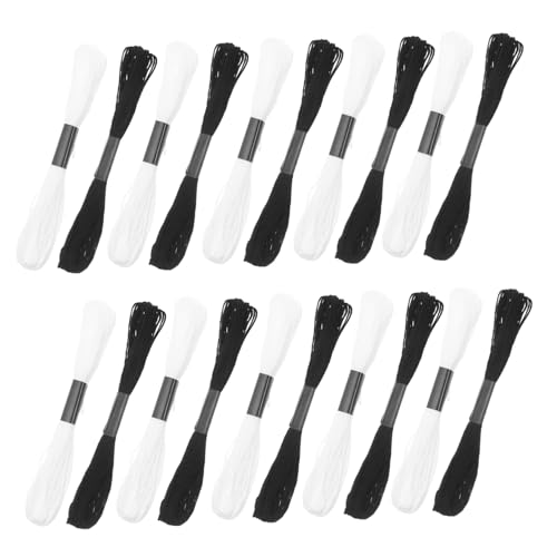 SHINEOFI Kreuzstich Stickgarn Set Vielseitiges Stickgarn für Anfänger und Diy Handarbeiten für Schmuckherstellung Kleidung Wohnkultur Set mit Fäden von SHINEOFI