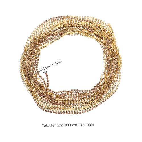 SHINEOFI Kristall-strasskette Claw-cup Close Chain Band Langlebige Glassteine DIY Schmuck Basteln Nähen Dekoration SHINEOFI Kristall-strasskette Claw-cup Close Chain Band Langlebige Glassteine DIY Schmuck Basteln Nähen Dekoration von SHINEOFI