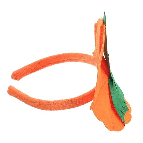 SHINEOFI Kürbis Stirnband Cosplay -Kostümprop Cosplay-Kopfschmuck-Requisite Haarstirnband bilden Haarzubehör Erwachsene Stütze Haarpflegezubehör Halloween Stirnband Stoff von SHINEOFI