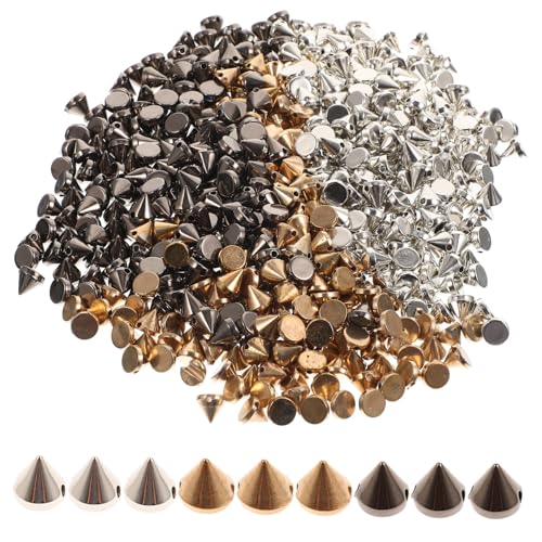 SHINEOFI Kunststoff Nieten Punk Ziernieten Schwarz Silber und Gold Strapazierfähige DIY Dekoration für Taschen Schuhe Kleidung Robuste Kunststoffverzierung SHINEOFI Kunststoff Nieten Punk Ziernieten Schwarz Silber und Gold Strapazierfähige DIY Dekoration für Taschen Schuhe Kleidung Robuste Kunststoffverzierung von SHINEOFI