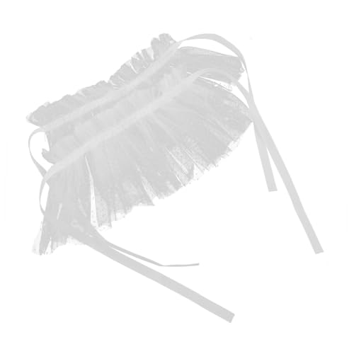 SHINEOFI Kurze Weiße Mesh Armbänder Damen Elastische Handfreie Armstulpen mit Schleifen Design Fake Ärmel Manschetten für Hochzeit und Party SHINEOFI Kurze Weiße Mesh Armbänder Damen Elastische Handfreie Armstulpen mit Schleifen Design Fake Ärmel Manschetten für Hochzeit und Party von SHINEOFI