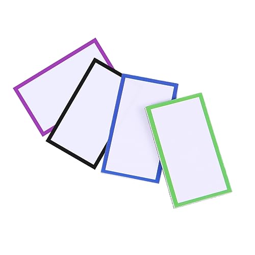 SHINEOFI Magnetische Löschbare Etikettenaufkleber Bunten Beschreibbar für Whiteboard Kühlschrank und Büroschule Wiederverwendbare Kreative Aufkleber von SHINEOFI