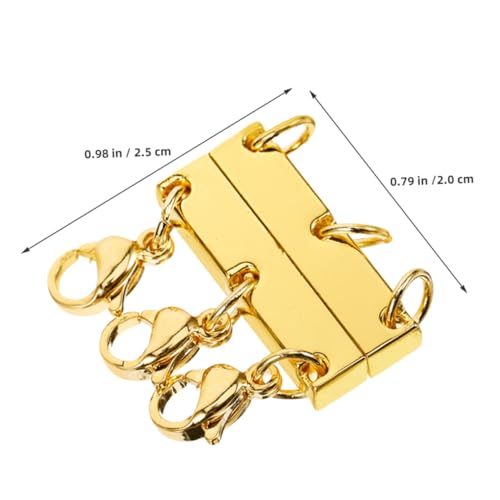 SHINEOFI Magnetischer Halsketten Separator mit Fach Lobster Verschluss aus Zinklegierung Verhindert Verheddern Kompakt und Reisefreundlich für Mehrlagige Damenketten bei Alltag und SHINEOFI Magnetischer Halsketten Separator mit Fach Lobster Verschluss aus Zinklegierung Verhindert Verheddern Kompakt und Reisefreundlich für Mehrlagige Damenketten bei Alltag und von SHINEOFI