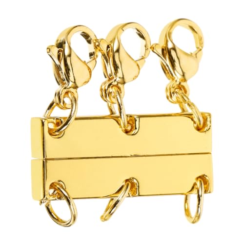 SHINEOFI Magnetischer Halskettenverschluss Fach Lobster verschluss aus Zinklegierung Sicherer Kettenclip für Damen Verhindert Verheddern zum Schichten und Täglichen Schmucktragen SHINEOFI Magnetischer Halskettenverschluss Fach Lobster verschluss aus Zinklegierung Sicherer Kettenclip für Damen Verhindert Verheddern zum Schichten und Täglichen Schmucktragen von SHINEOFI