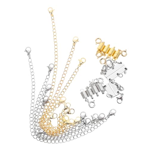 SHINEOFI Magnetischer Schmuckverschluss Edelstahl Kratzfest Verschiedene für Halsketten Armbänder Fußkettchen Schnelle Magnetische Verbindung Sicherer Halt Alltag und Anlass SHINEOFI Magnetischer Schmuckverschluss Edelstahl Kratzfest Verschiedene für Halsketten Armbänder Fußkettchen Schnelle Magnetische Verbindung Sicherer Halt Alltag und Anlass von SHINEOFI