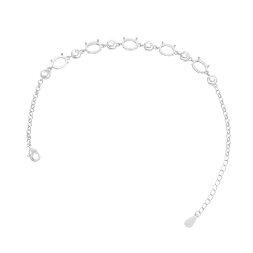 SHINEOFI Metal Bracelet Blank Base Bezel Tray Smooth Surface Comfortable Fit DIY Jewelry Making Supplies For Custom Gemstone Bangles And Unique Creations SHINEOFI Metal Bracelet Blank Base Bezel Tray Smooth Surface Comfortable Fit DIY Jewelry Making Supplies For Custom Gemstone Bangles And Unique Creations von SHINEOFI