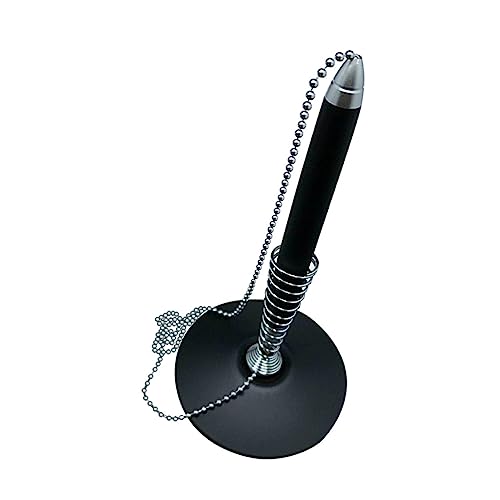 SHINEOFI Metall Kugelschreiber für Schalterservice Ergonomisch Stabile Runde Basis Flüssiges Schreiben Geeignet für Büro Bank Hotel Unterricht Schwarz SHINEOFI Metall Kugelschreiber für Schalterservice Ergonomisch Stabile Runde Basis Flüssiges Schreiben Geeignet für Büro Bank Hotel Unterricht Schwarz von SHINEOFI