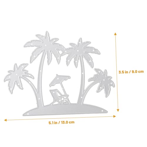SHINEOFI Metall stanzform Strandmotive Kokosbaum Motiv Stanzschablone für Papierbasteln Fotoalben Scrapbooking Karten DIY Zubehör Langlebig Robust SHINEOFI Metall stanzform Strandmotive Kokosbaum Motiv Stanzschablone für Papierbasteln Fotoalben Scrapbooking Karten DIY Zubehör Langlebig Robust von SHINEOFI