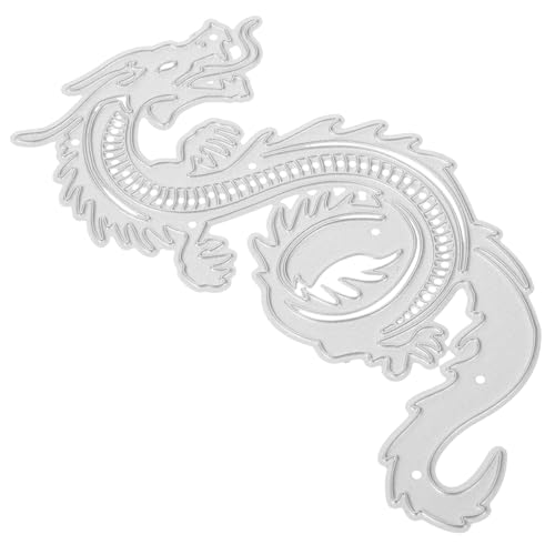 SHINEOFI Metallmesserform Drachen-Stanzformen sterben Schneiden Schneidwerkzeug Papierdrache für Fotorahmen-Stanzformen kleine Stanzform gestanzt Stahl mit hohem Kohlenstoffgehalt Silver SHINEOFI Metallmesserform Drachen-Stanzformen sterben Schneiden Schneidwerkzeug Papierdrache für Fotorahmen-Stanzformen kleine Stanzform gestanzt Stahl mit hohem Kohlenstoffgehalt Silver von SHINEOFI