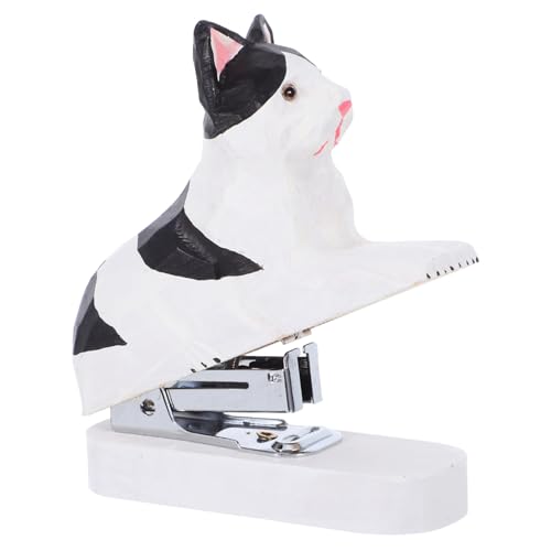 SHINEOFI Mini Holzhefter Weißer Katzen Form Handgefertigter Tierhefter Kreativer Schreibtisch Hefter Für Schule Büro Reise SHINEOFI Mini Holzhefter Weißer Katzen Form Handgefertigter Tierhefter Kreativer Schreibtisch Hefter Für Schule Büro Reise von SHINEOFI