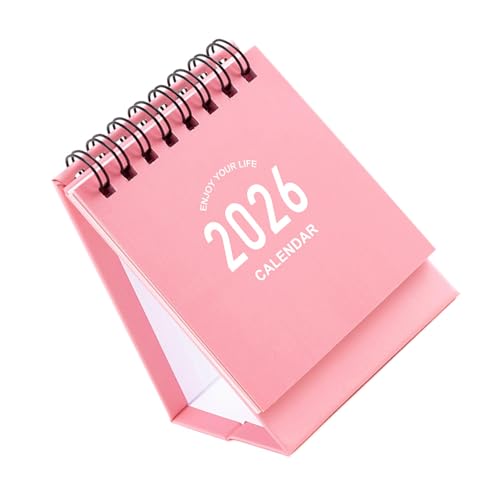 SHINEOFI Mini Tischkalender Klein Tragbar Doppeldrahtbindung Tagesplaner Schreibtisch Organizer Für Büro Schule Stilvoller Tagesplan Notizblock Rosa SHINEOFI Mini Tischkalender Klein Tragbar Doppeldrahtbindung Tagesplaner Schreibtisch Organizer Für Büro Schule Stilvoller Tagesplan Notizblock Rosa von SHINEOFI