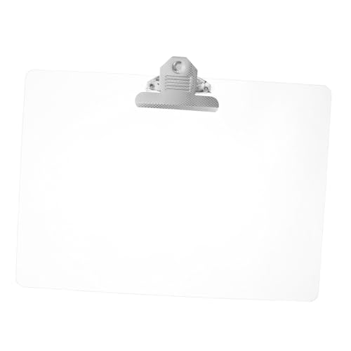 SHINEOFI Multifunktionales Klemmbrett aus Transparentem PVC Tragbarer Dokumentenclip mit Aufhängung für Kühlschrank Fester Halt für Notizen Fotos für Büro und Zuhause SHINEOFI Multifunktionales Klemmbrett aus Transparentem PVC Tragbarer Dokumentenclip mit Aufhängung für Kühlschrank Fester Halt für Notizen Fotos für Büro und Zuhause von SHINEOFI