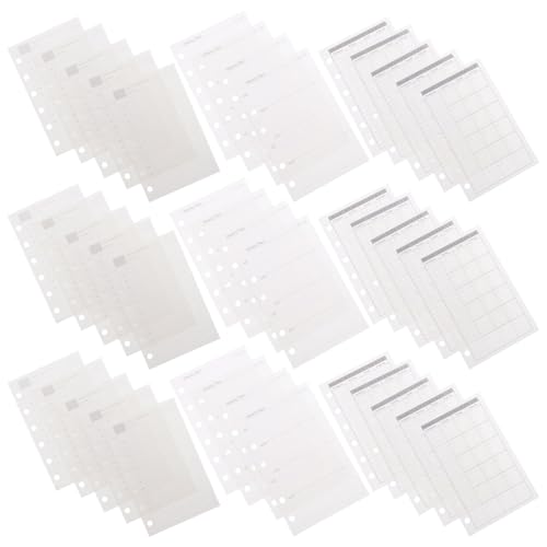 SHINEOFI Nachfüllpapier Planer Einlagen Tages- Wochen Monatsplaner Nachfüllblätter für Lose Ringordner Taschenplaner Büro Schule SHINEOFI Nachfüllpapier Planer Einlagen Tages- Wochen Monatsplaner Nachfüllblätter für Lose Ringordner Taschenplaner Büro Schule von SHINEOFI