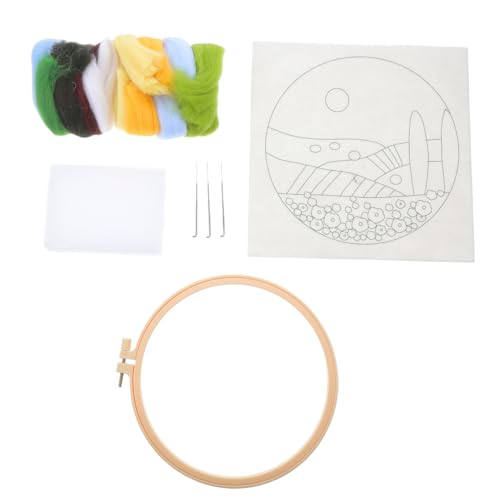 SHINEOFI Nadelfilz für Anfänger mit Weicher Wolle und Werkzeugen Komplettes Diy Filzset mit Bildrahmen und Anleitungen für Herbstliche Wohnungsdekoration SHINEOFI Nadelfilz für Anfänger mit Weicher Wolle und Werkzeugen Komplettes Diy Filzset mit Bildrahmen und Anleitungen für Herbstliche Wohnungsdekoration von SHINEOFI