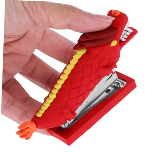 SHINEOFI Niedlicher Mini Hefter Drachenkopf Kompakter Roter Heftklammergerät für Büro und Klassenzimmer Tragbarer Schreibtischhefter für Schüler und Alltag Spielerisches Design Vielseitig SHINEOFI Niedlicher Mini Hefter Drachenkopf Kompakter Roter Heftklammergerät für Büro und Klassenzimmer Tragbarer Schreibtischhefter für Schüler und Alltag Spielerisches Design Vielseitig von SHINEOFI