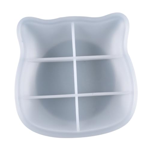 SHINEOFI Obstschalen Harzform Katzenförmige Tablettform Epoxidharz Gießschalenform Silikonform Für Schmuckschalen Für Obstteller Seifenschale Heimdekoration von SHINEOFI