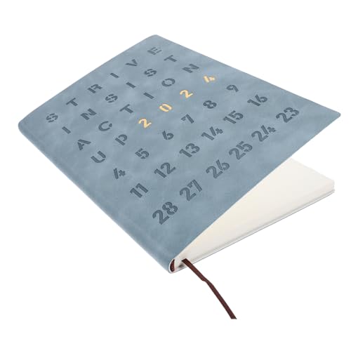 SHINEOFI Planer Zeitplan Arbeitsplanblock Zeitplan Kalender Datumskalender Wöchentlicher Notizblock Wochenplan-Pad Studienplanblock Datum Notizblock Wochenplaner Papier Blue von SHINEOFI