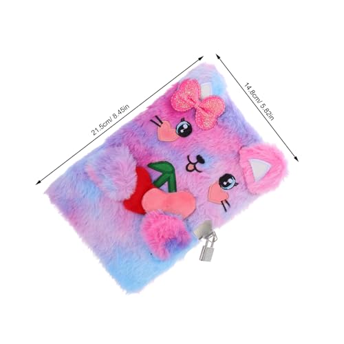 SHINEOFI Plüsch Tagebuch mit Schloss und Schlüsseln Flauschiges Katzen Notizbuch für Mädchen Weicher Plüsch Einband Sicheres Geheim Tagebuch für Schule und Persönliche Einträge SHINEOFI Plüsch Tagebuch mit Schloss und Schlüsseln Flauschiges Katzen Notizbuch für Mädchen Weicher Plüsch Einband Sicheres Geheim Tagebuch für Schule und Persönliche Einträge von SHINEOFI