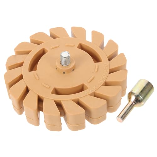 SHINEOFI Pneumatisches Radiergummi Rad für Aufkleber Entfernung Polierplatte für Auto Leichtes und Langlebiges Werkzeug für Schnelle Entfernung von Kleberesten und Folien mit Bohradapter SHINEOFI Pneumatisches Radiergummi Rad für Aufkleber Entfernung Polierplatte für Auto Leichtes und Langlebiges Werkzeug für Schnelle Entfernung von Kleberesten und Folien mit Bohradapter von SHINEOFI