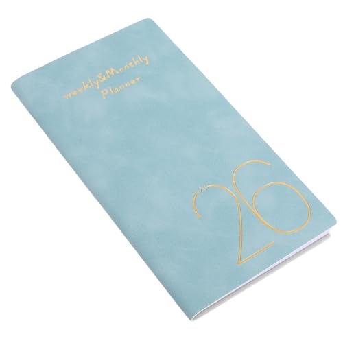 SHINEOFI Pocket Daily Weekly Planner Kompakter Notizblock mit Notizbereich Dickem Papier für Reisen Business und Tägliches Journaling von SHINEOFI