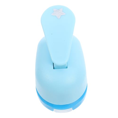 SHINEOFI Prägegerät Basteln Scrapbook Locher Papier Kleine Tags Bastelstanzer Für Scrapbooking Locher Kartenmuster Sternstanzer Zum Basteln Locher Zum Basteln Formkarten Abs Blau von SHINEOFI