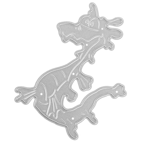 SHINEOFI Prägestempel Aus Metall Stanzformen Für Die Kartenherstellung Sterben Orientalisch Schnitte Schneiden Geformt Drachen-stanzformen Gestanzt Album-stanzformen Silver Kohlenstoffstahl von SHINEOFI