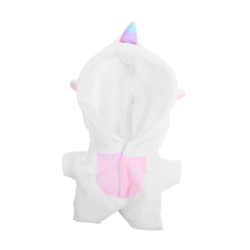 SHINEOFI Puppen-Einteiler-Pyjama Puppen-Kuh-Kleidung Puppen-Cartoon-Kleidung Kuhkostüm Für Puppe 20cm Puppenkleidung Zarte Puppenkleidung Kompaktes Puppenkostüm Puppenpyjama Kurzer Plüsch von SHINEOFI