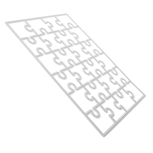 SHINEOFI Puzzle Form Aus Kohlenstoffstahl Kartenalbum Puzzle Scrapbooking Rahmen Gestanztes Papier Scrapbooking Album DIY Bastelalbum DIY Stanzformen Stanzrahmen Stanzformen von SHINEOFI