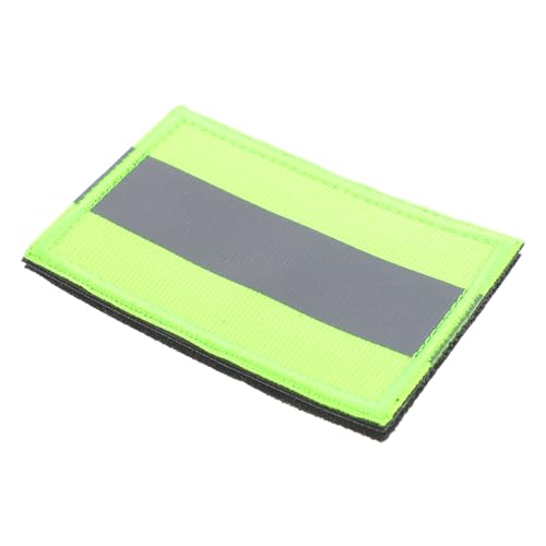SHINEOFI Reflektierende Sicherheits Patch Hundepatches für Geschirr Sicherheitspatch Signal Patch Rucksack reflektierendes Band Reflektierendes Sicherheitsband Stoff von SHINEOFI