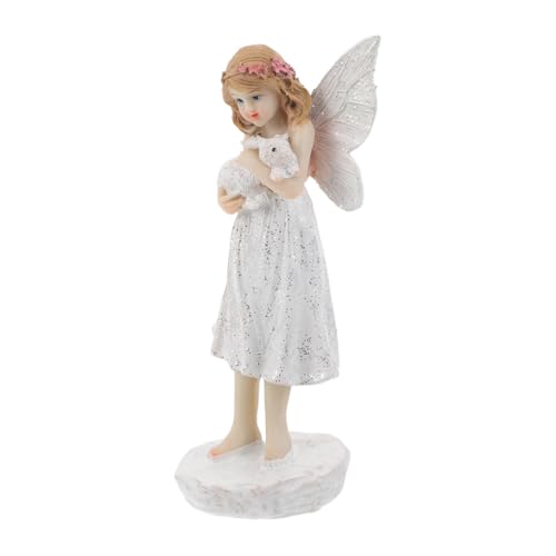 SHINEOFI Resin Weihnachtsengel Figur mit Hase Detailreiche Garten Feenstatue für Outdoor Dekoration Vielseitiges Weihnachtsornament für Rasen Terrasse Tisch und Innenräume SHINEOFI Resin Weihnachtsengel Figur mit Hase Detailreiche Garten Feenstatue für Outdoor Dekoration Vielseitiges Weihnachtsornament für Rasen Terrasse Tisch und Innenräume von SHINEOFI