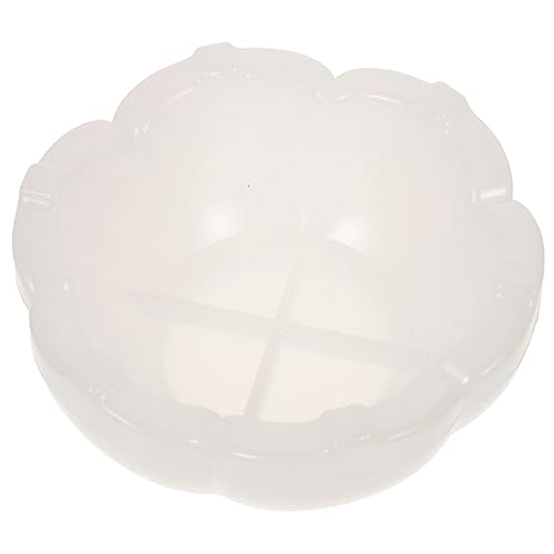 SHINEOFI Rosenschalenform Hortensie Lotus Blumen-Untersetzerformen vela Epoxidharz Form für Rosenblüten Silikonform für Lilienschale Platte Silikonform Schmuckschale aus Harz Kieselgel Weiß von SHINEOFI